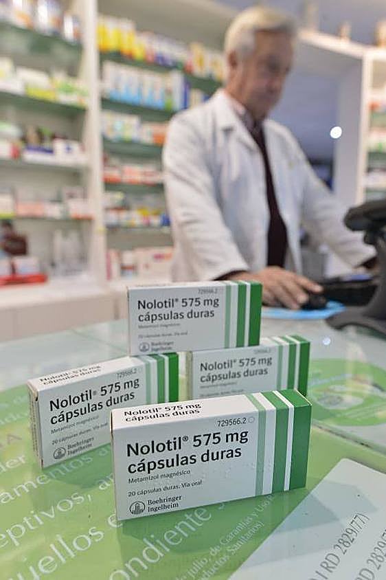 Cápsulas de Nolotil.