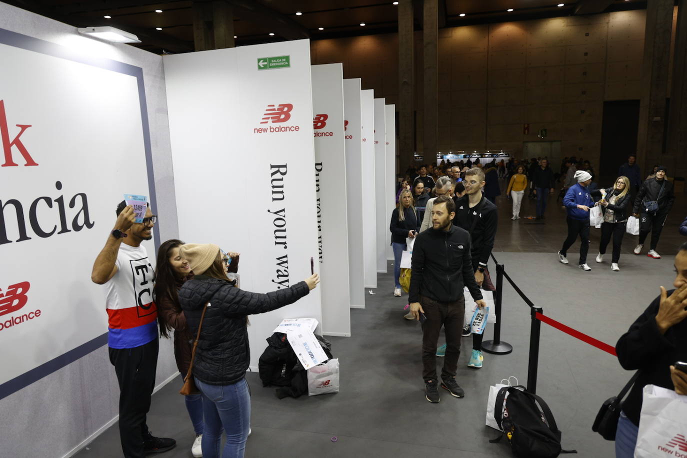 La feria del corredor se llena a pocas horas del Maratón de Valencia