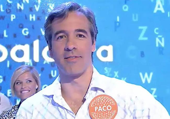 Paco de Benito durante su participación en 'Pasapalabra'.