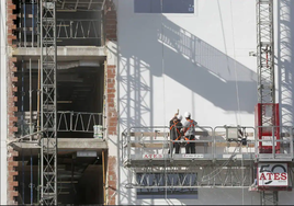 Trabajadores del sector de la construcción-