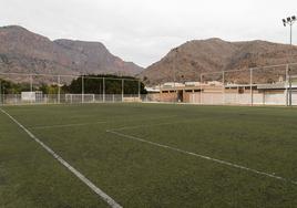 Un campo de fútbol en una imagen de archivo.