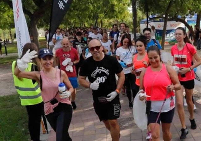 Participantes en una edición de la prueba en Valencia.