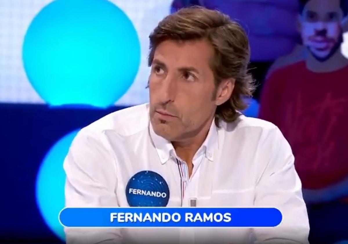 Fernando Ramos durante una de sus participaciones en 'Pasapalabra'.