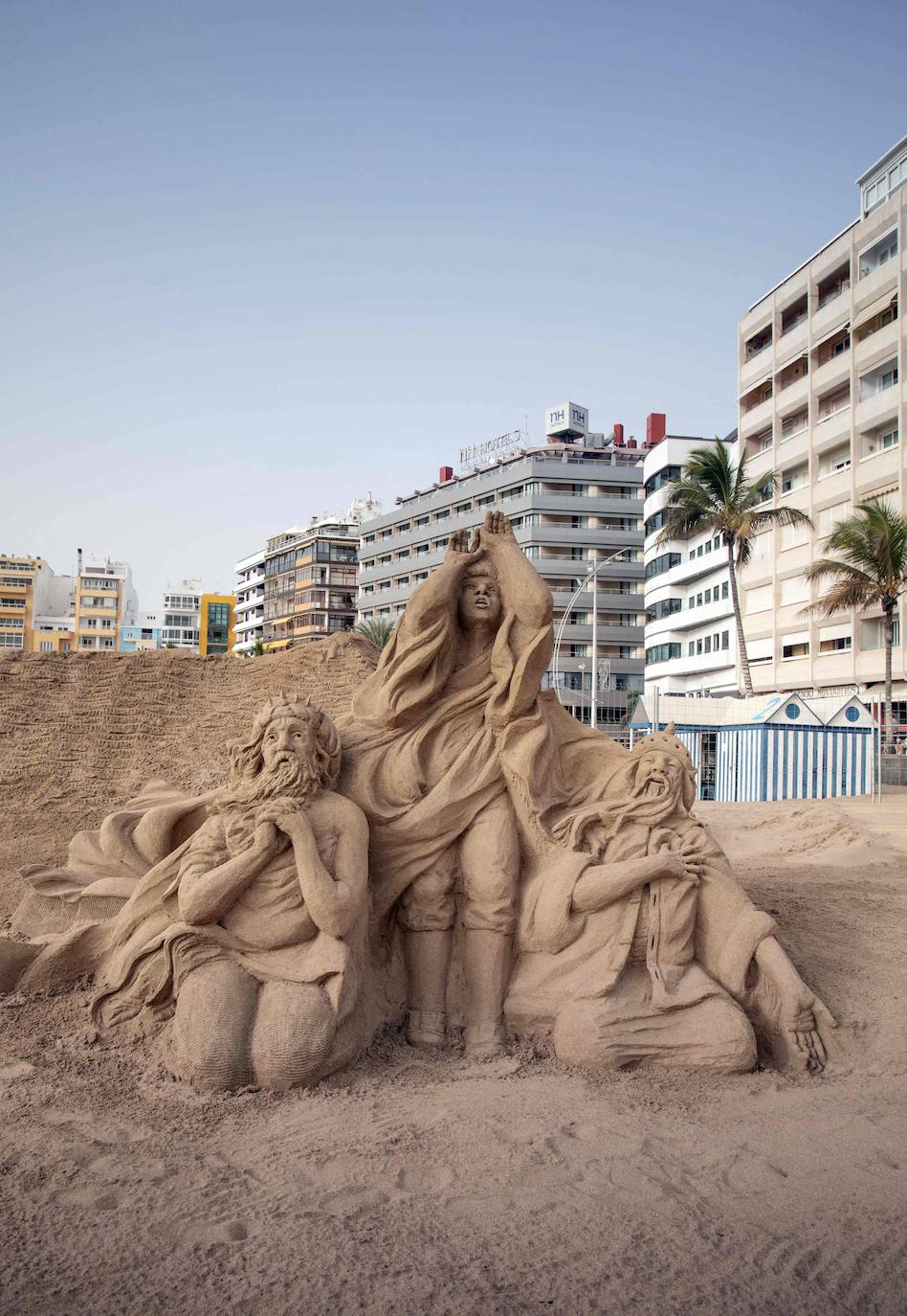 El original Belén de Arena de Las Palmas de Gran Canaria vuelve a sorprender