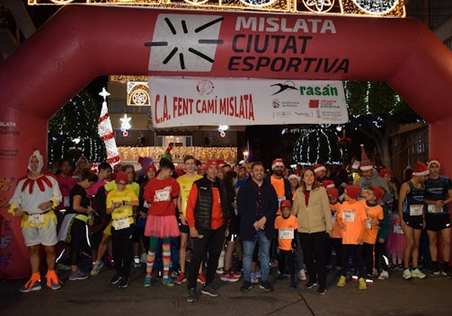 Salida de la San Silvestre 2022.