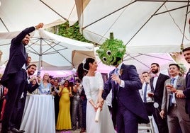 Una de las instantáneas de una boda realizada por Kazados.