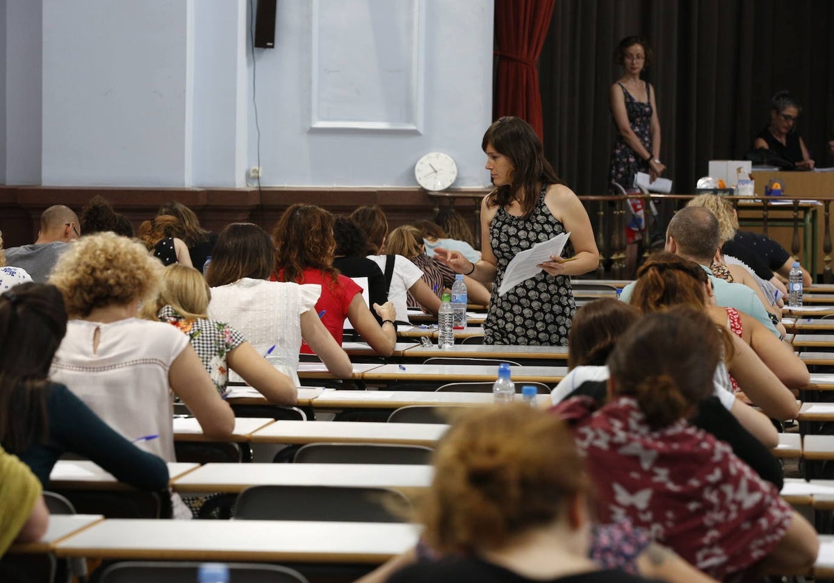 Oposiciones de Secundaria celebradas en 2019.