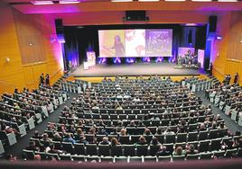 Imagen de la gala celebrada anoche en el Palacio de Congresos.