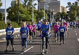 Personas en la carrera València contra el Cáncer