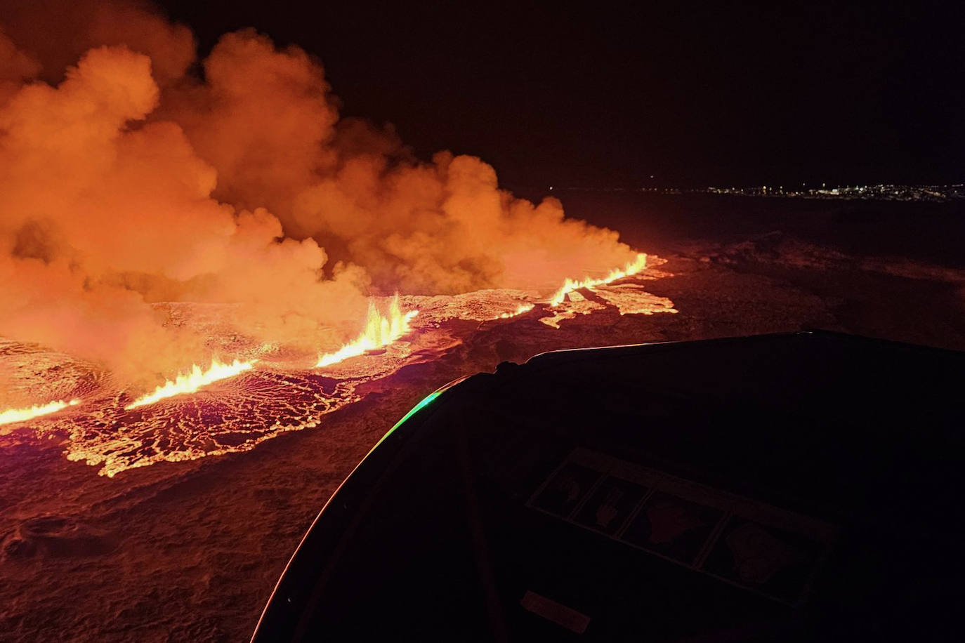 Las impactantes imágenes del volcán de Islandia