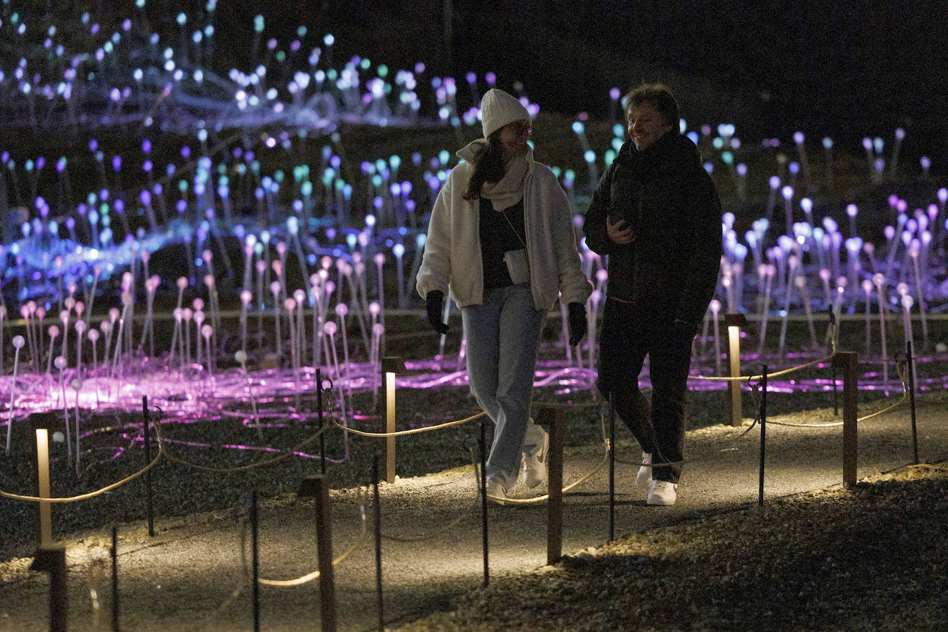 La Freedom Plaza de Nueva York se ilumina con una instalación de Bruce Munro