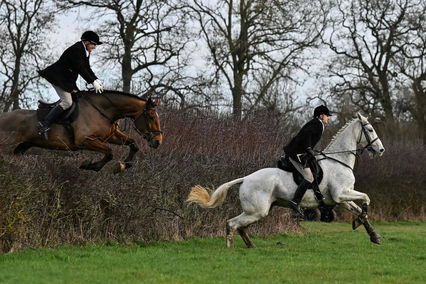 Reino Unido celebra el tradicional día de cacería Boxing Day