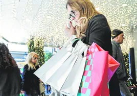 Compras de Navidad en comercios, grandes almacenes, centros comerciales y el Mercado Central.