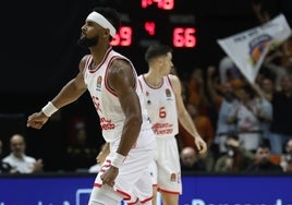 Davis en un partido de Euroliga.