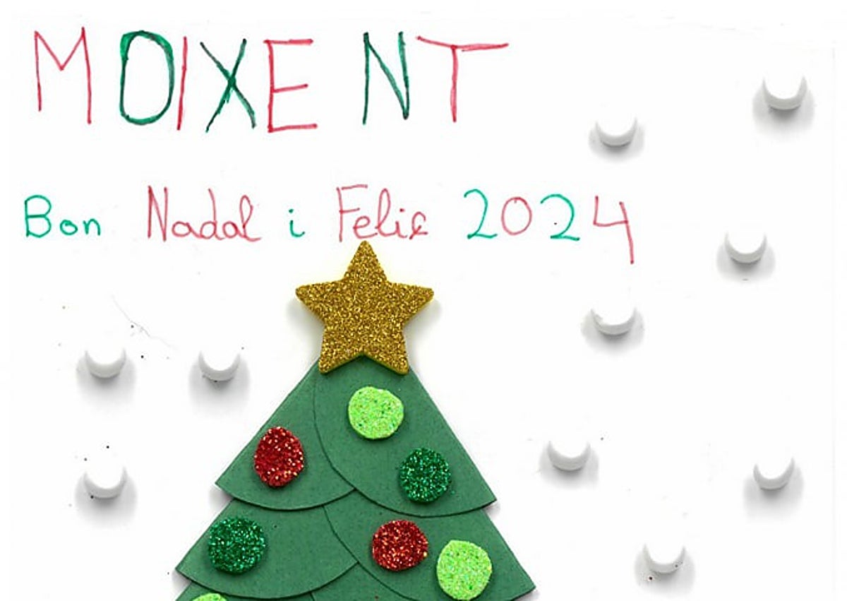 Imagen secundaria 1 - Arriba, regalos del Ayuntamiento de Ráfol de Salem y felicitaciones de los ayuntamientos de Moixent y Navarrés.