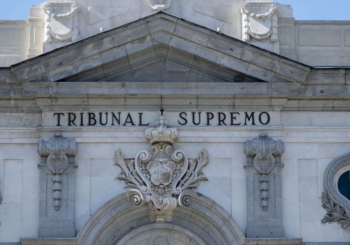 Fachada del edifico del Tribunal Supremo.