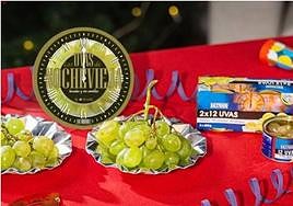 Una de las presentaciones de uvas para Nochevieja.