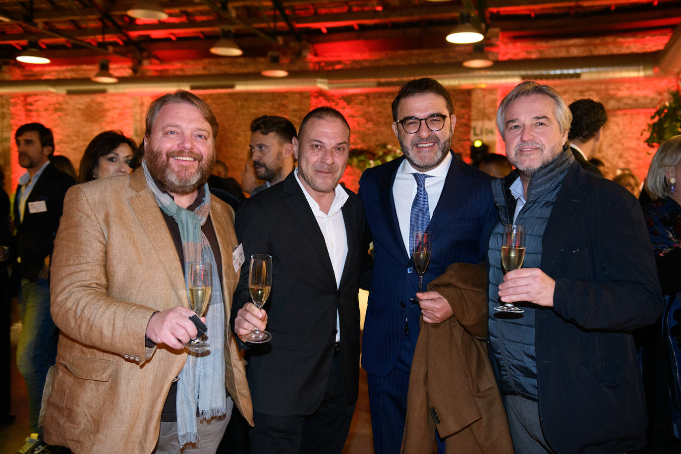 Lluis Bertomeu, Javier Monedero, Kaled Safadí y Fernando Aliño.