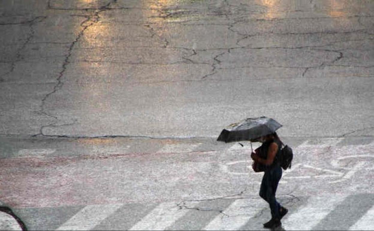 Lluvia en Valencia.