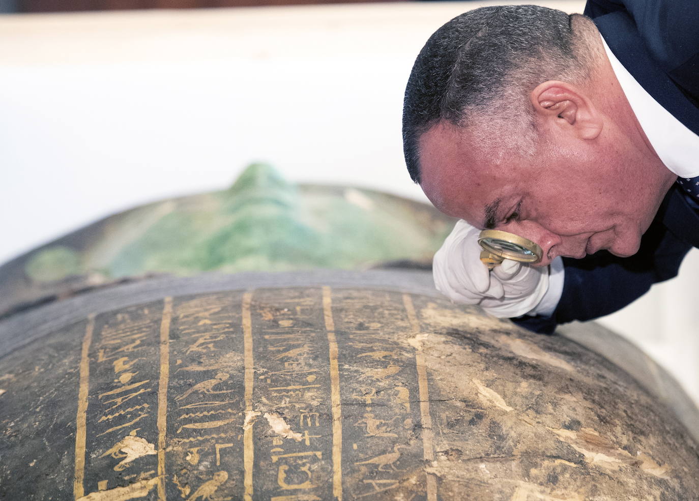 Fotos: Egipto recupera el Sarcófago Verde robado que se exponía en un museo de EE.UU.