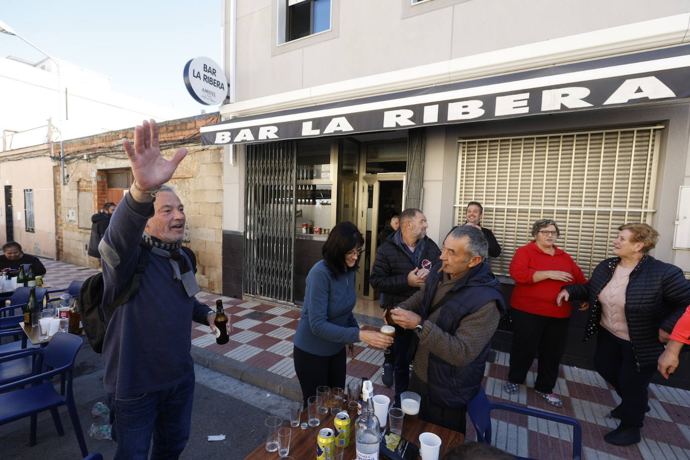 Bar La Ribera de Tavernes de Valldigna donde se ha vendido el tercer premio. 