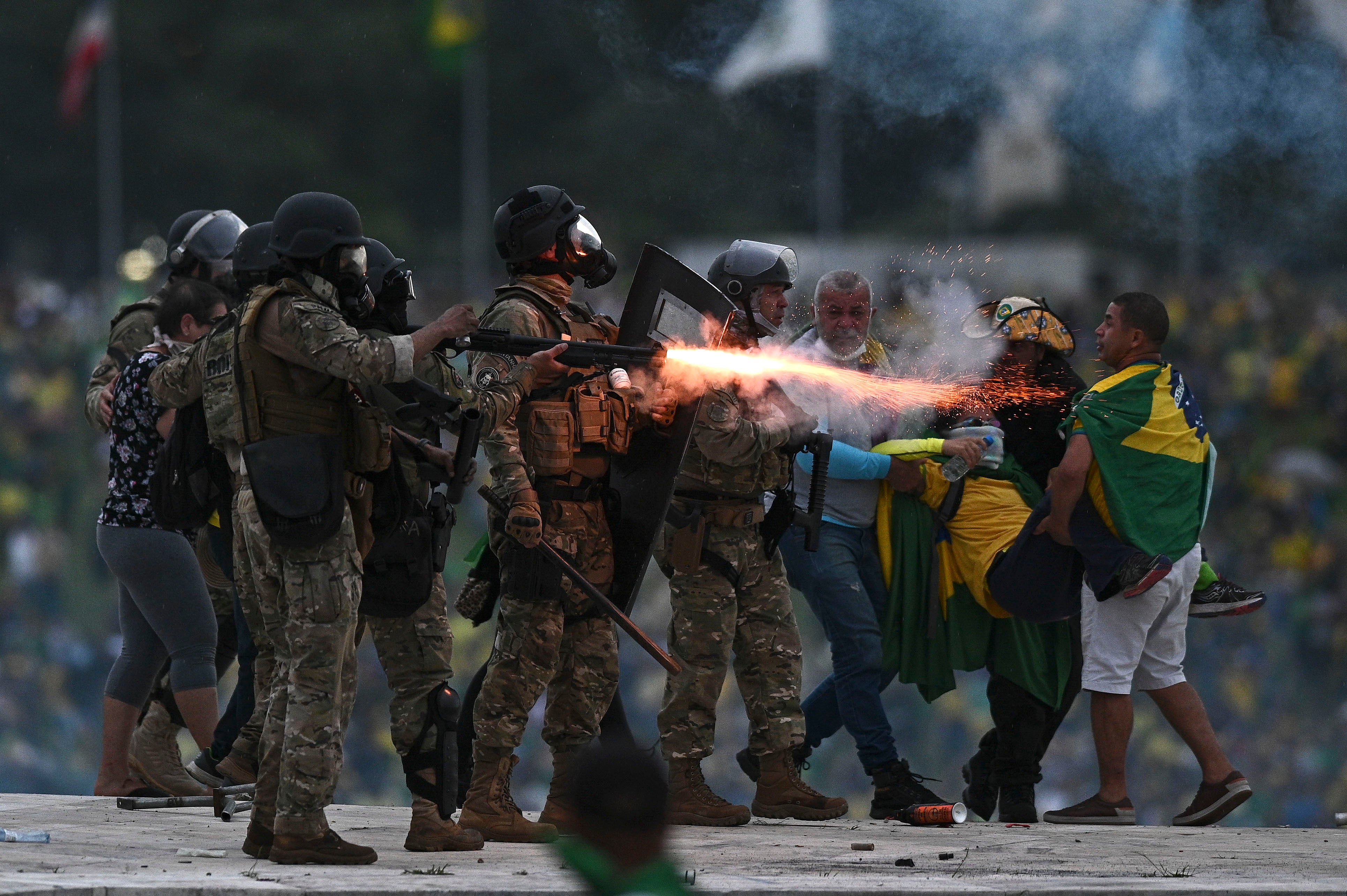 Fotos: Las imágenes del asalto bolsonarista en Brasil