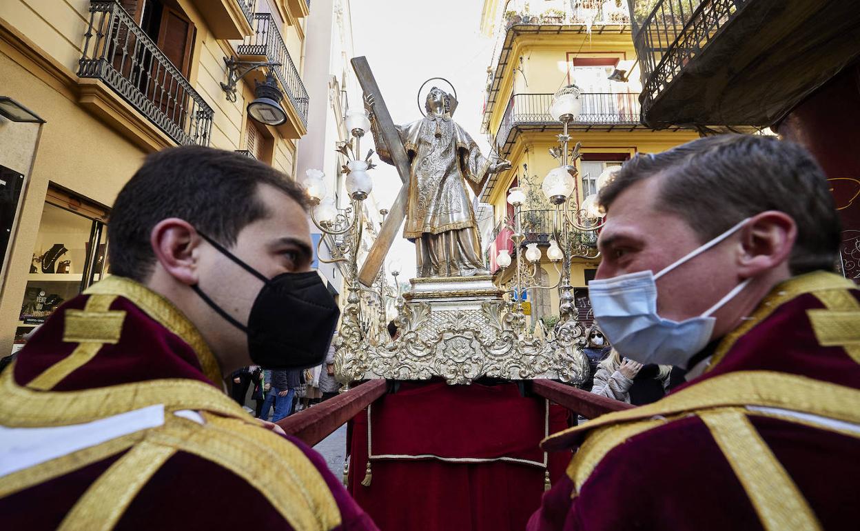 Festejo en honor a San Vicente Mártir, en Valencia. 