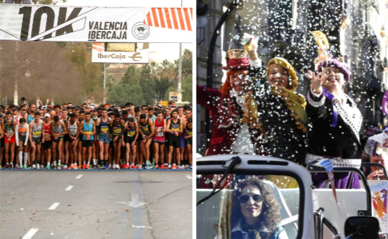 10K y cabalgata de las reinas magas en Valencia: calles cortadas el domingo 15 de enero | Calles cortadas este domingo en Valencia por la 10K y la cabalgata de las reinas magas