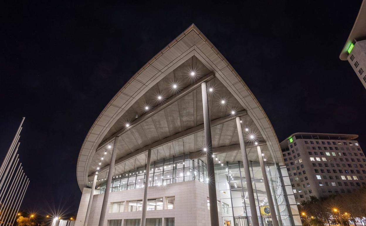 Exterior del Palacio de Congresos de Valencia. 