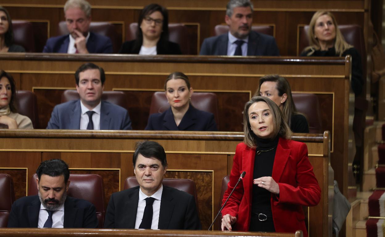 Gamarra interviene en el pleno del Congreso el pasado diciembre. 