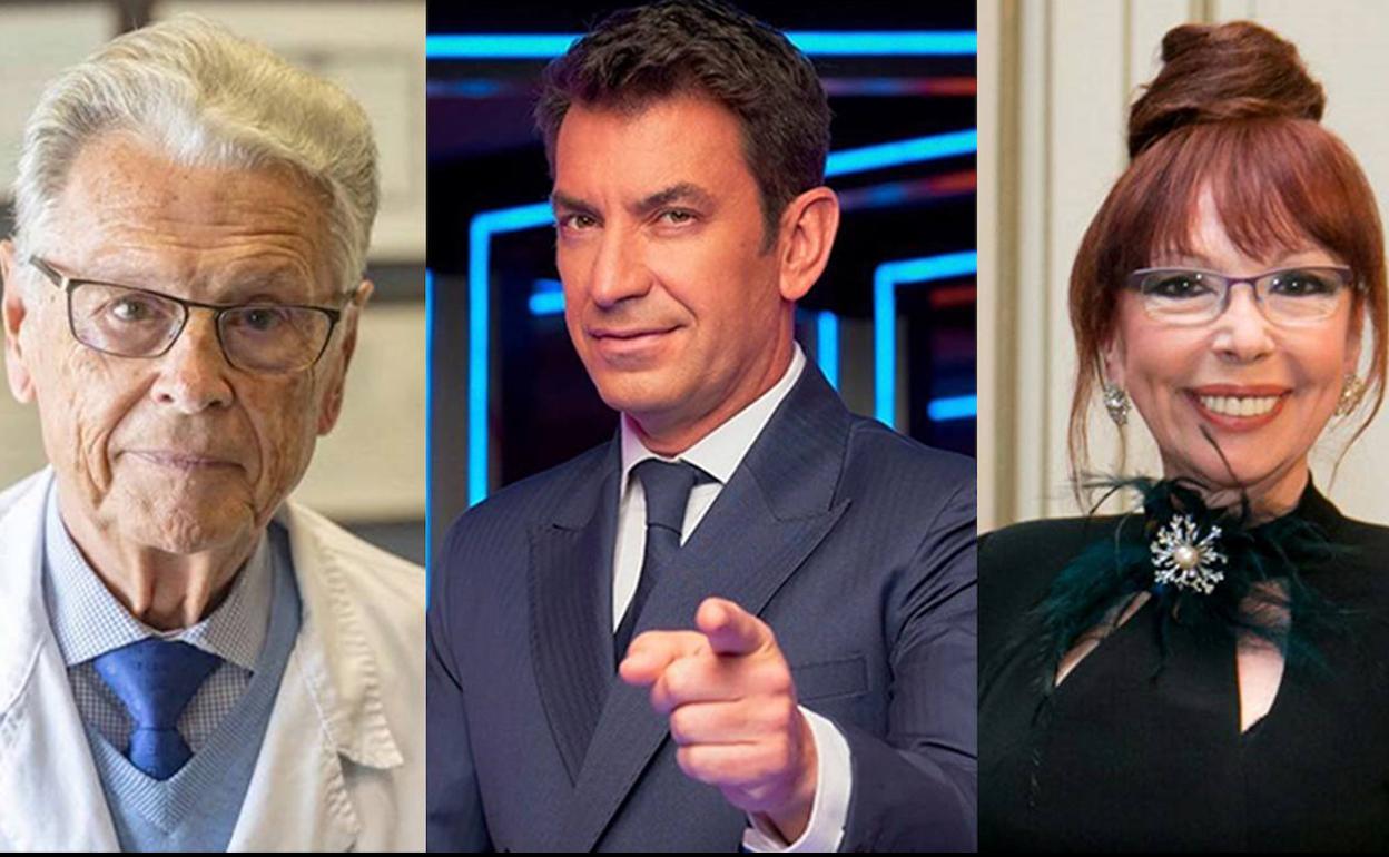 El doctor Antonio Llombart, el actor Arturo Valls y la diseñadora Amparo Chordá. 