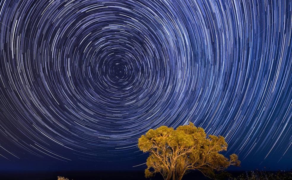 Lluvia de estrellas.