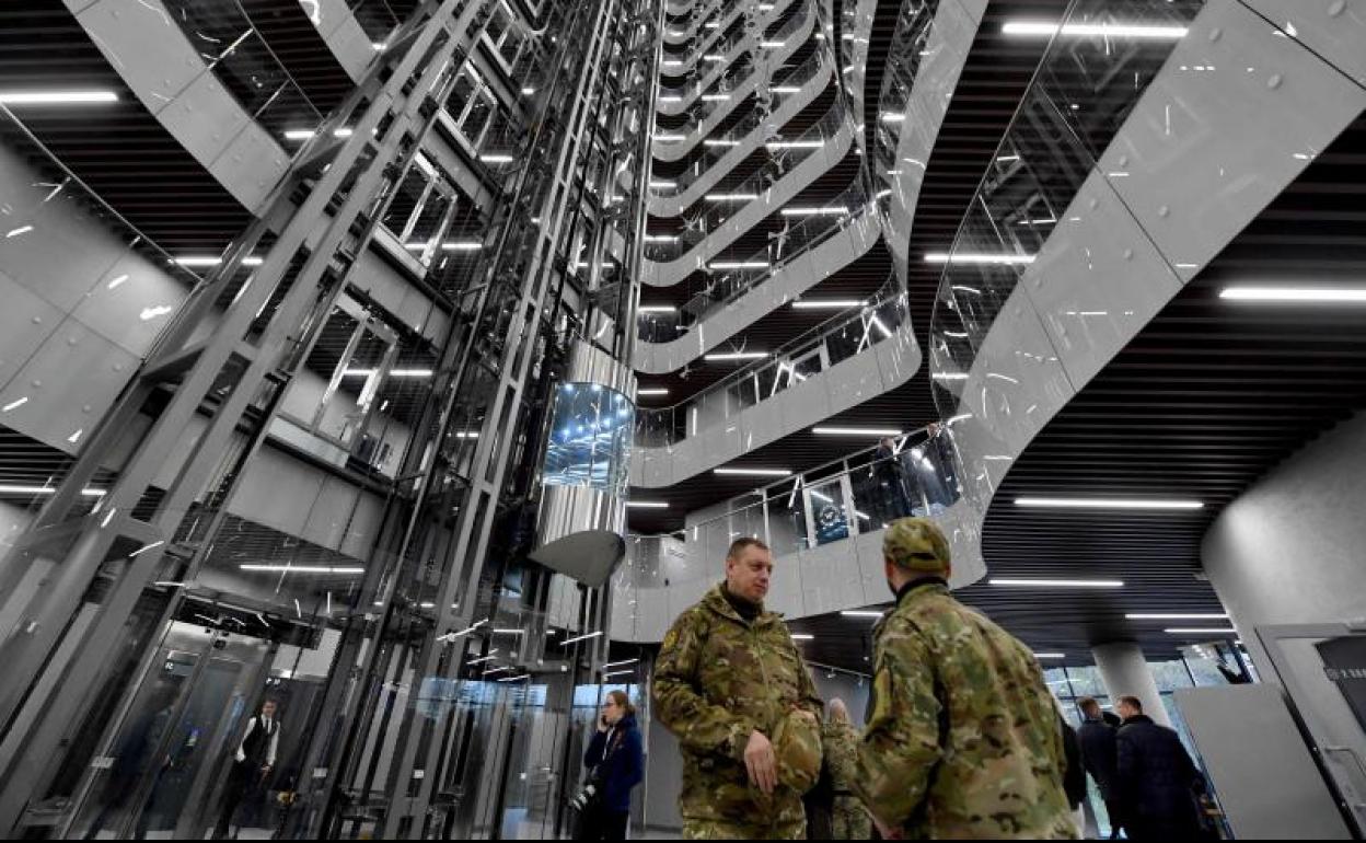 Imagen de la nueva sede central de la compañía en San Petersburgo. 