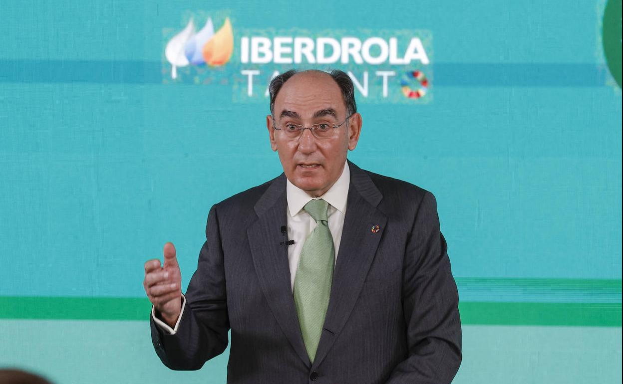 El presidente de Iberdrola, Ignacio Galán. 