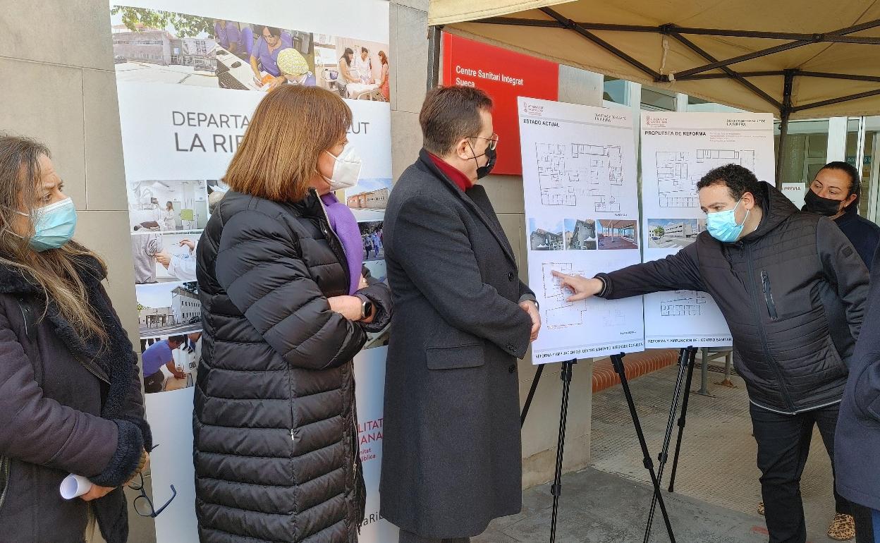 Presentación de las obras en Sueca. 