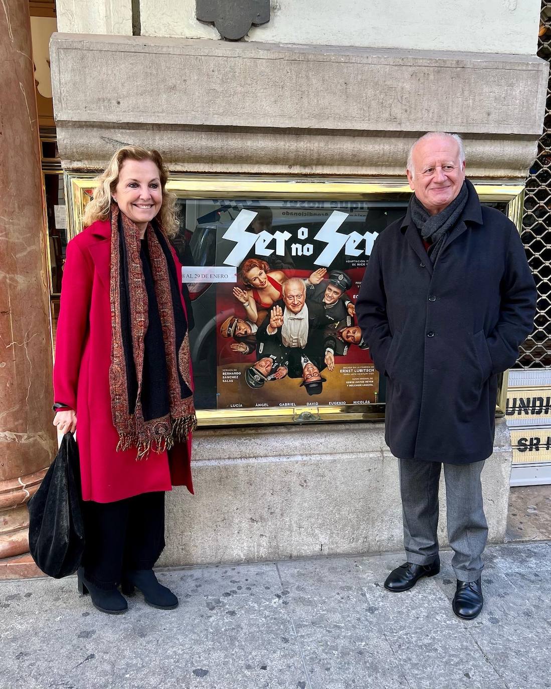 María Ángeles Fayos y Juan Echanove.