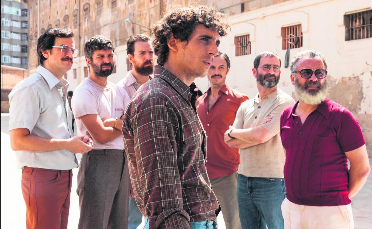 Miguel Herrán en 'Modelo 77'.