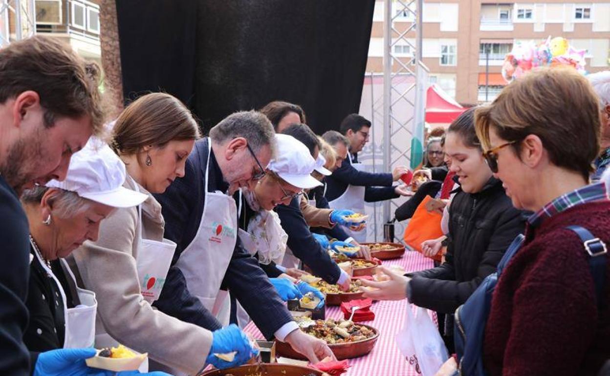 La degustación del rossejat de años anteriores. 