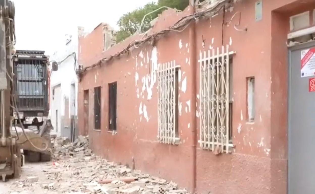 Las obras de demolición  de las 40 viviendas de Cantereria restantes se iniciaron en diciembre. 