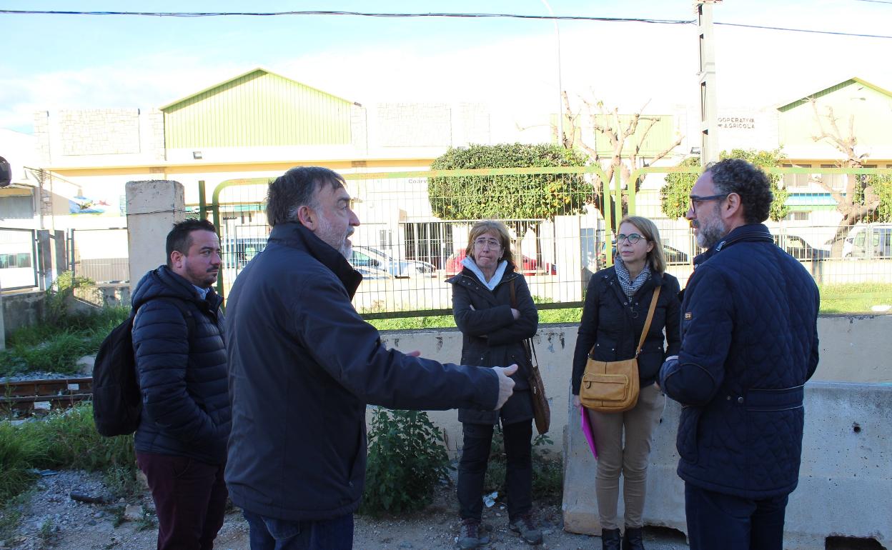 Visita a la estación de l'Alcúdia. 