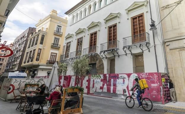 La fachada del Centro de Arte Hortensia Herrero. 