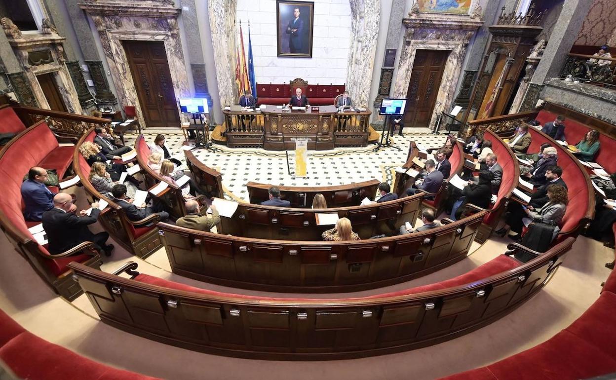 Pleno celebrado en el Ayuntamiento el pasado jueves. 