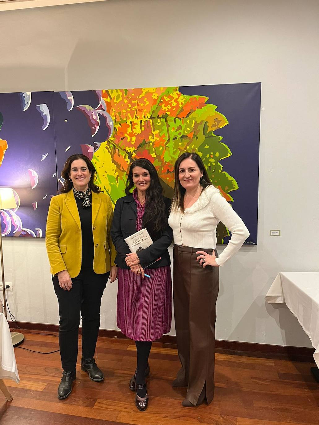 Ana Ibañez, Rosario Raro y Margarita Quesada.