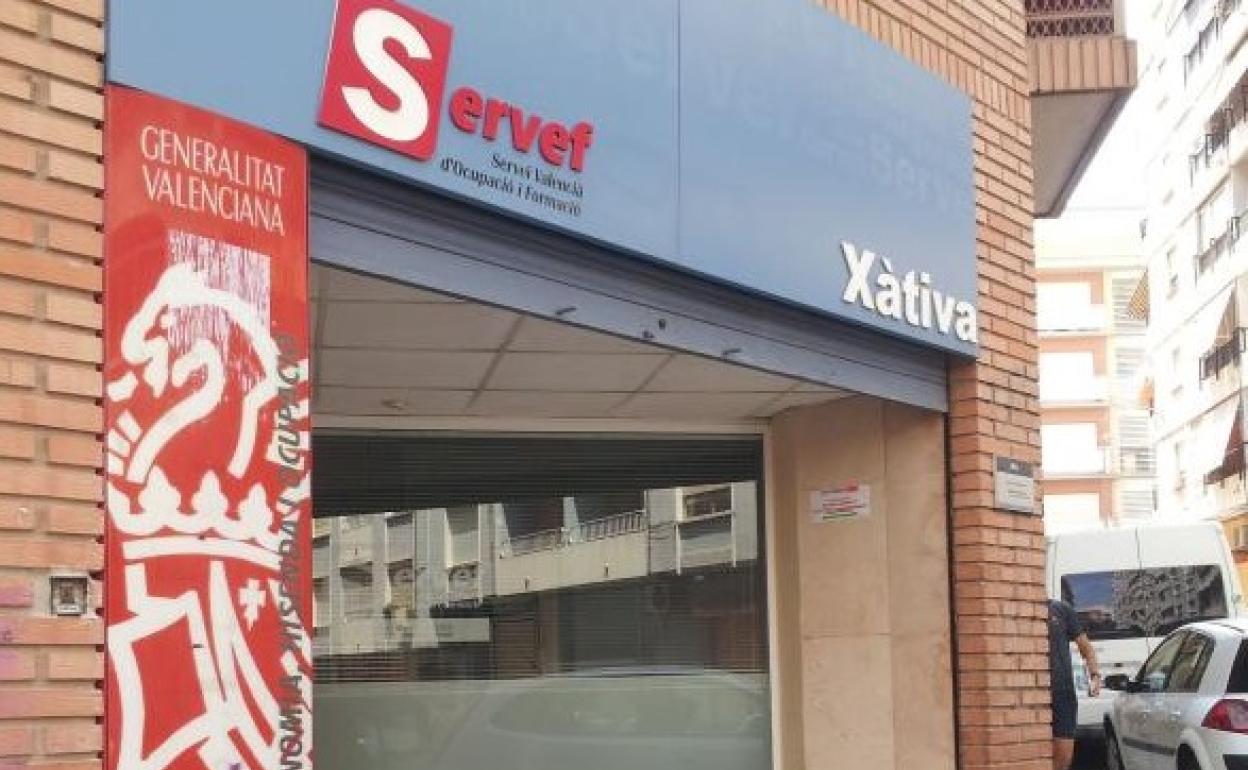 Oficina del Servef en Xàtiva. 