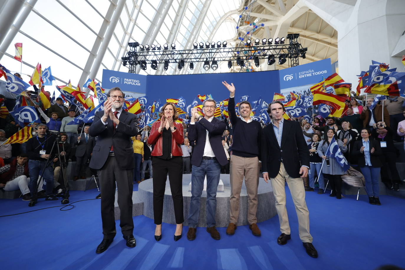 Fotos: Así ha sido la clausura del acto del PP celebrado este fin de semana en Valencia