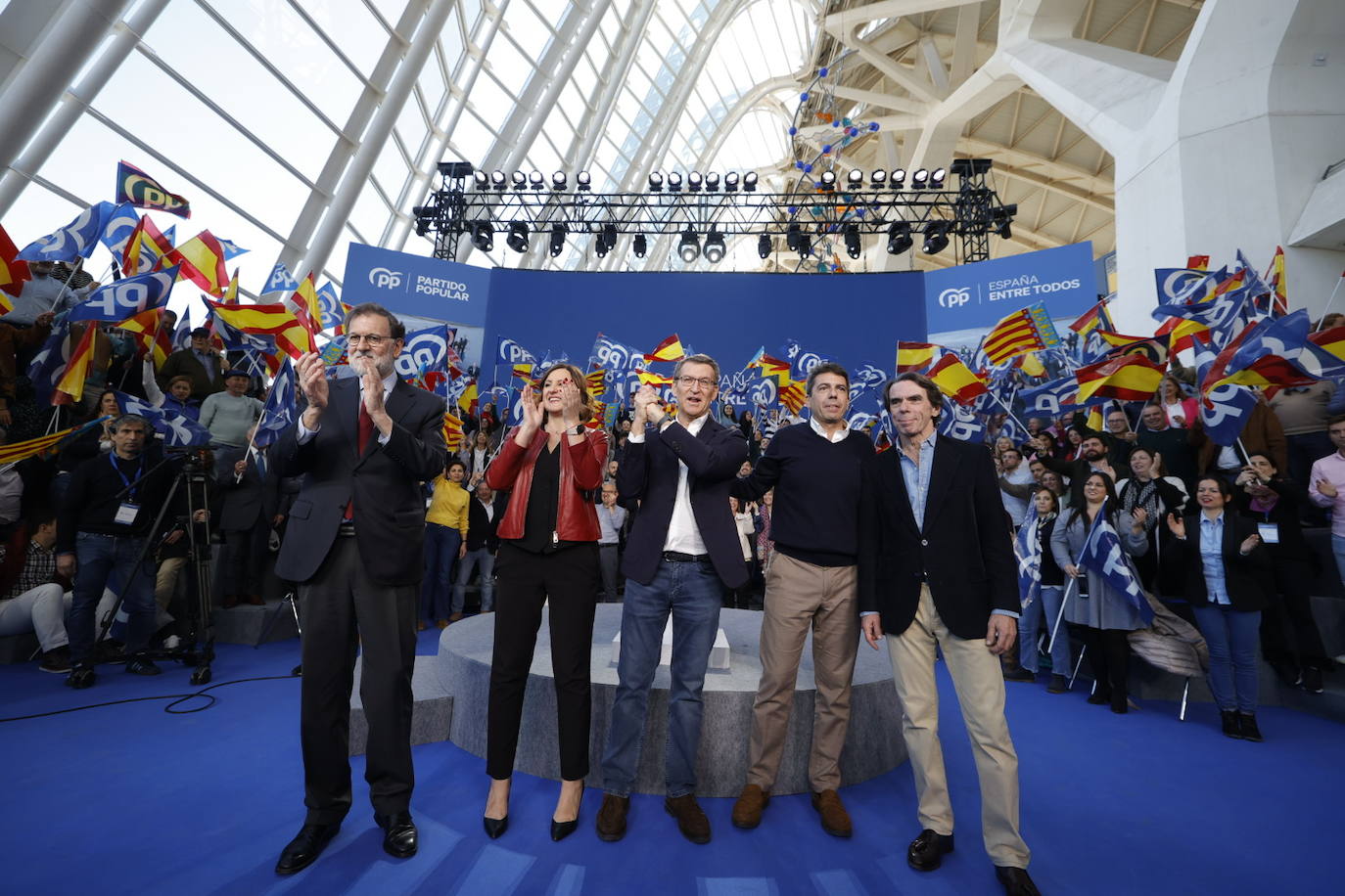 Fotos: Así ha sido la clausura del acto del PP celebrado este fin de semana en Valencia