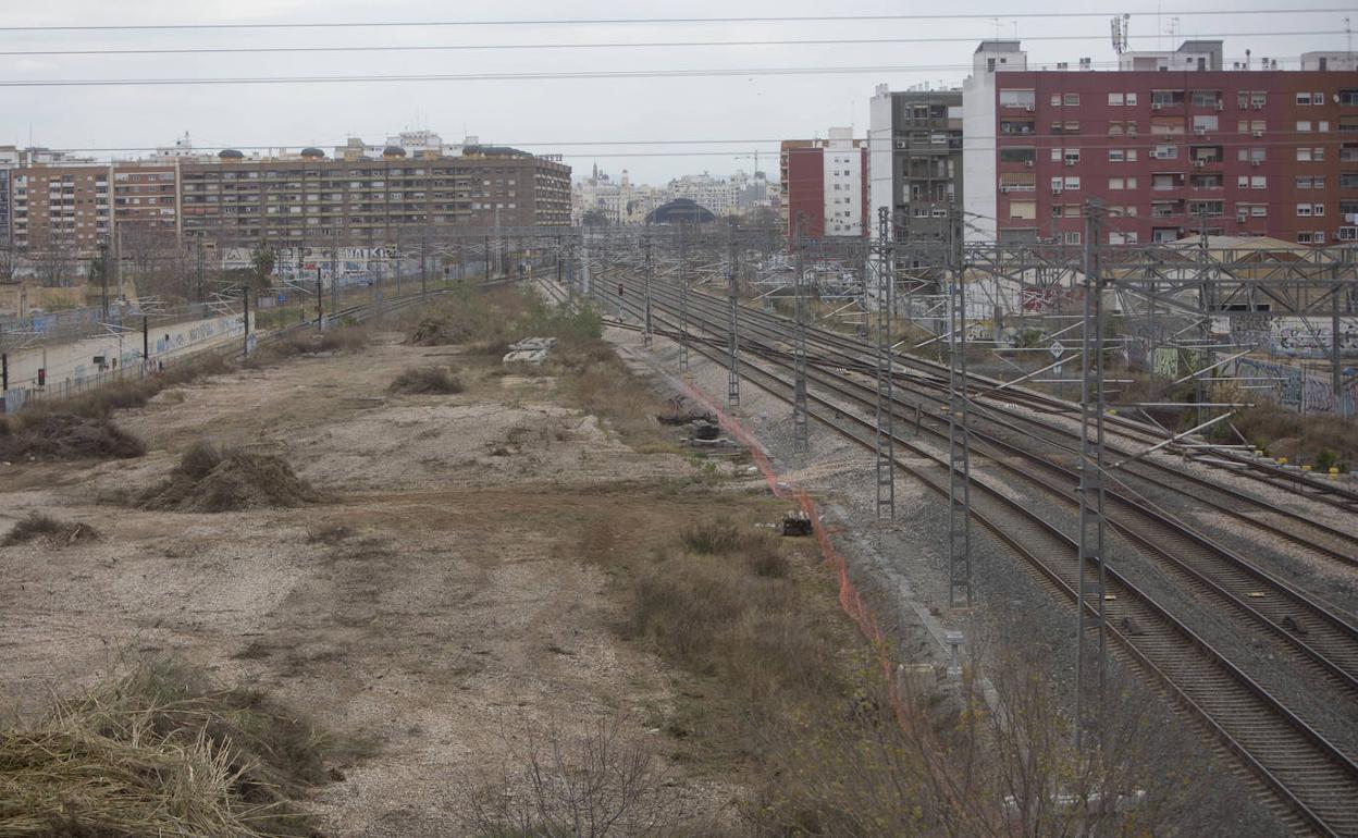 Las inmediaciones del canal de acceso en Malilla. 