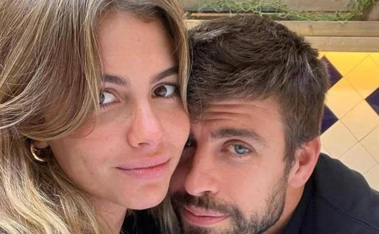 Clara Chía y Gerard Piqué, en una imagen de sus redes sociales