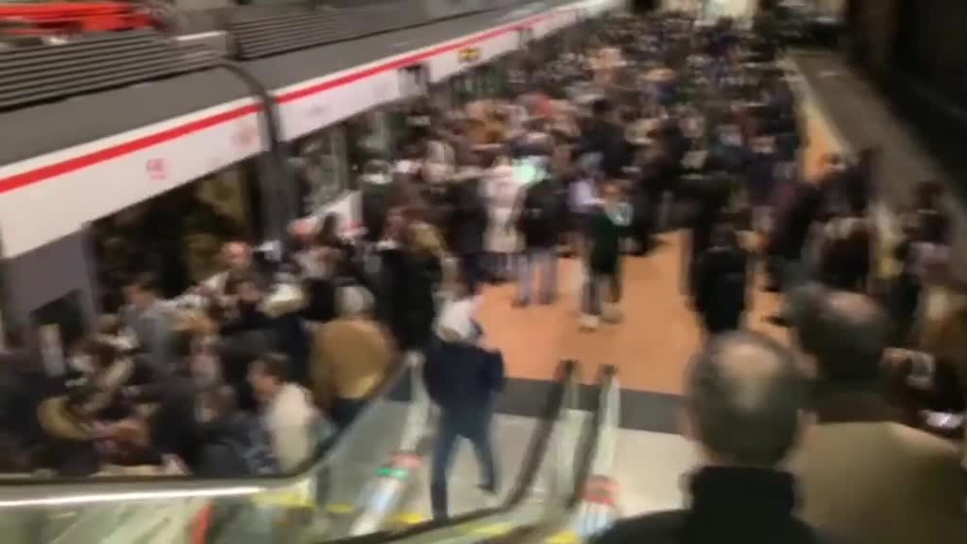 Sin mascarillas en el vagón