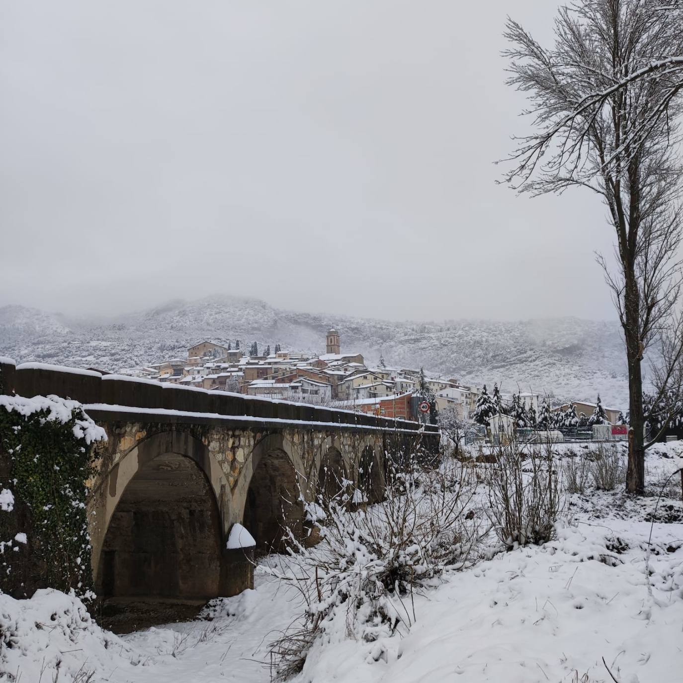 Nieve en Herbés